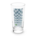 bonnylochの七宝繋ぎWhite_@LightGreen Long Sized Water Glass :front