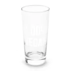 0.00%VEGAN SHOPの0.00%VEGAN（白文字） Long Sized Water Glass :front
