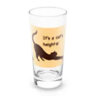 薈.collectionの背伸び猫🐱シリーズ Long Sized Water Glass :front