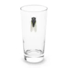 🐶シュナといろいろ🎨のクマゼミ Long Sized Water Glass :front