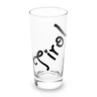 ピノとチロルのグッズ屋さんのTirolブランドロゴ Long Sized Water Glass :front