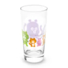 コーヒーロールの動物アンテナ Long Sized Water Glass :front