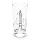 釣れ過ぎぐらいが丁度いい公式のツリニイキタイVer.スルメイカ Long Sized Water Glass :front