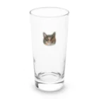 みそちゃんの雑貨屋さんの縞三毛猫のみそ Long Sized Water Glass :front