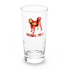 onehappinessのいちご　柴犬 Long Sized Water Glass :front
