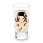 みみずのひまわりちゃん Long Sized Water Glass :front