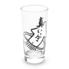 おもしろＴシャツ屋(:◎)≡のま、いっか。 Long Sized Water Glass :front