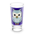 chicodeza by suzuriのフクロウのドット絵 Long Sized Water Glass :front