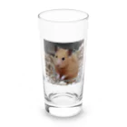 アヤナシトリィSHOPのおつきみ日誌　我が名はつきみ。金熊王朝ハムホテプトラ１世つきみ。 Long Sized Water Glass :front