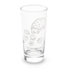 Hanamiのハリネズミの親子 Long Sized Water Glass :front