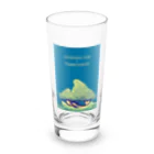 ari designの入道雲と歌川国芳の鯨（ちょっぴり派手バージョン） Long Sized Water Glass :front