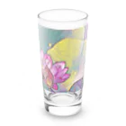 jun-hoshiの清らかな心・蓮の花 Long Sized Water Glass :front