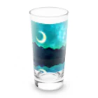 R☆worldの夏の夜空 Long Sized Water Glass :front