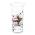 やまのうえのきのこのお店　～きのこ&パンダ～の「ケンカするパンダ」 Long Sized Water Glass :front