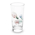 クラゲ屋の3匹のクラゲ Long Sized Water Glass :front