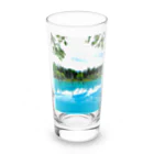 ほぺの青い池。 Long Sized Water Glass :front