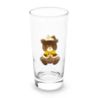 Apple Bears Collectionのおいしくいただクマ🧸~チョコケーキver~ Long Sized Water Glass :front