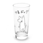 かわいいコーギーのゆるドッグ Long Sized Water Glass :front