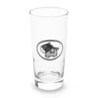 popupepeのビッグチャンスくん（黒文字） Long Sized Water Glass :front