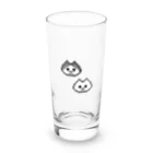 さおぴのただのねこ Long Sized Water Glass :front