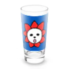 ミスターパンダワールドのフラワーパンダ Long Sized Water Glass :front