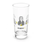 ビールとアート TM-3 Designの偉人 × BEER（三人の音楽家）黒線画 Long Sized Water Glass :front