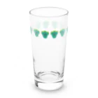 Wonder Bird Forestのティータイムの花［TTF16-GREEN］ Long Sized Water Glass :front