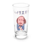 NIKORASU GOのユーモア歴史ダジャレ「シェイクスキヤ」 Long Sized Water Glass :front