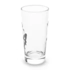 6375号室のぶくぶく同室モノクロ Long Sized Water Glass :front