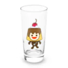 ヨープキャンが気になったのプリンっ子 Long Sized Water Glass :front