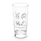 ariariartの動物大集合！（チャリティー） Long Sized Water Glass :front