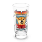 ケロケロワークスのロック柴犬 Long Sized Water Glass :front