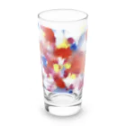 子どもの絵のゆずロングコップ Long Sized Water Glass :front