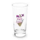 ひよこのおみせのやわらかそふとママ（MIX) Long Sized Water Glass :front