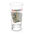 油絵描きの小物売り場のマヌルネコちゃん　グッズ Long Sized Water Glass :front