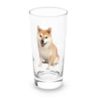azu azureの柴犬チビちゃん Long Sized Water Glass :front