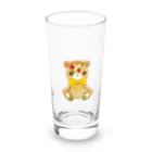 Apple Bears Collectionのおいしくいただクマ🧸~ピザ🍕ver~ Long Sized Water Glass :front