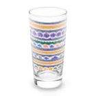 Wearing flashy patterns as if bathing in them!!(クソ派手な柄を浴びるように着る！)のオリエンタルな模様1 Long Sized Water Glass :front