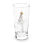 AutumnChild　のバレエ　白猫 Long Sized Water Glass :front