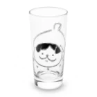 ねこの森雑貨店(SUZURI店)のサウナハット Long Sized Water Glass :front