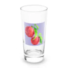 Ritz-studioのドット絵　ピーチ Long Sized Water Glass :front