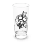 のほほん屋のわちゃわちゃパンダさん Long Sized Water Glass :front