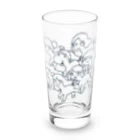 キノコマニアックの麻理子ちゃんダービー(ネイビー) Long Sized Water Glass :front