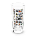 animal office lady おーえるのOLアニマルマスク全員集合 Long Sized Water Glass :front