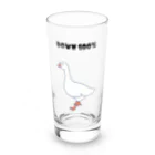 ハナのお店の羽毛１００％ Long Sized Water Glass :front