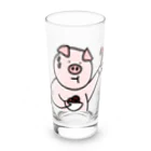 ＋Whimsyの豚キムチ Long Sized Water Glass :front