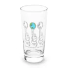 ari designの天動説？地動説？ゾウ説！ Long Sized Water Glass :front