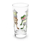 もむのふの爬虫類グッズやさんの龍燈鬼・天燈鬼コンビプリント Long Sized Water Glass :front