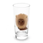 茶太郎🐱とモンブランの茶太郎のライオンに変身シリーズ Long Sized Water Glass :front