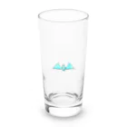 🦇水月黒羽ᙅ⩬のコウモリくん（水色） Long Sized Water Glass :front